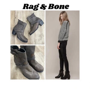 RAG & BONE HARPER MOTO LEATHER BOOT